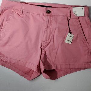 Express Size 10 Pink Shortie Shorts NWT